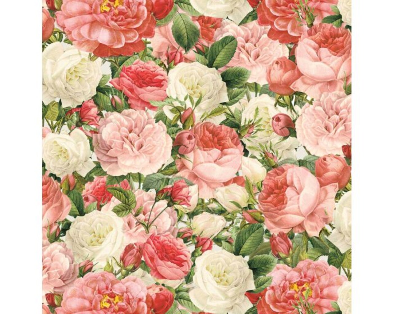 Vintage Rose Cotton Fabric | By the Yard | Sewing and Crafting | 44 inches wide